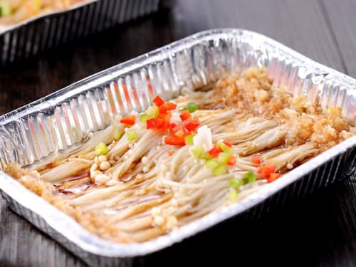 市北锡纸烤金针菇